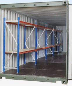 ESTANTERÍAS AJUSTABLES Y RESISTENTES DE DOS NIVELES (5 BAHÍAS)