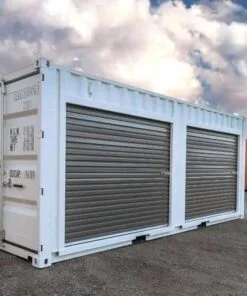 CONTENEDOR DE 20 PIES DOBLE PUERTA ENROLLABLE