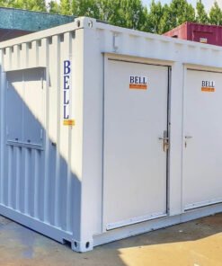 OFICINA CONTENEDOR DE 10 PIES Y 2 PUERTAS